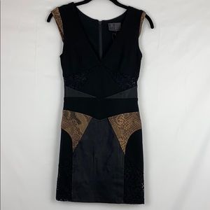 Hunt No More Snake Skin Animal Print Sheath Dress